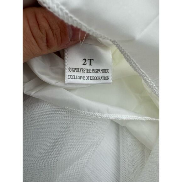 Pete By Lucy Girl's Size 2T Tutu Party Dress Blue/White NWT - Picture 3 of 5